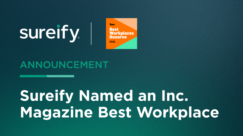 Sureify Named an Inc. Magazine Best Workplace